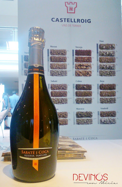 Sabaté i Coca Reserva Familiar de Cavas CastellRoig [Salón del Cava Premium 2015], Rte. Pedro Larumbe. Fuente: Devinos con Alicia