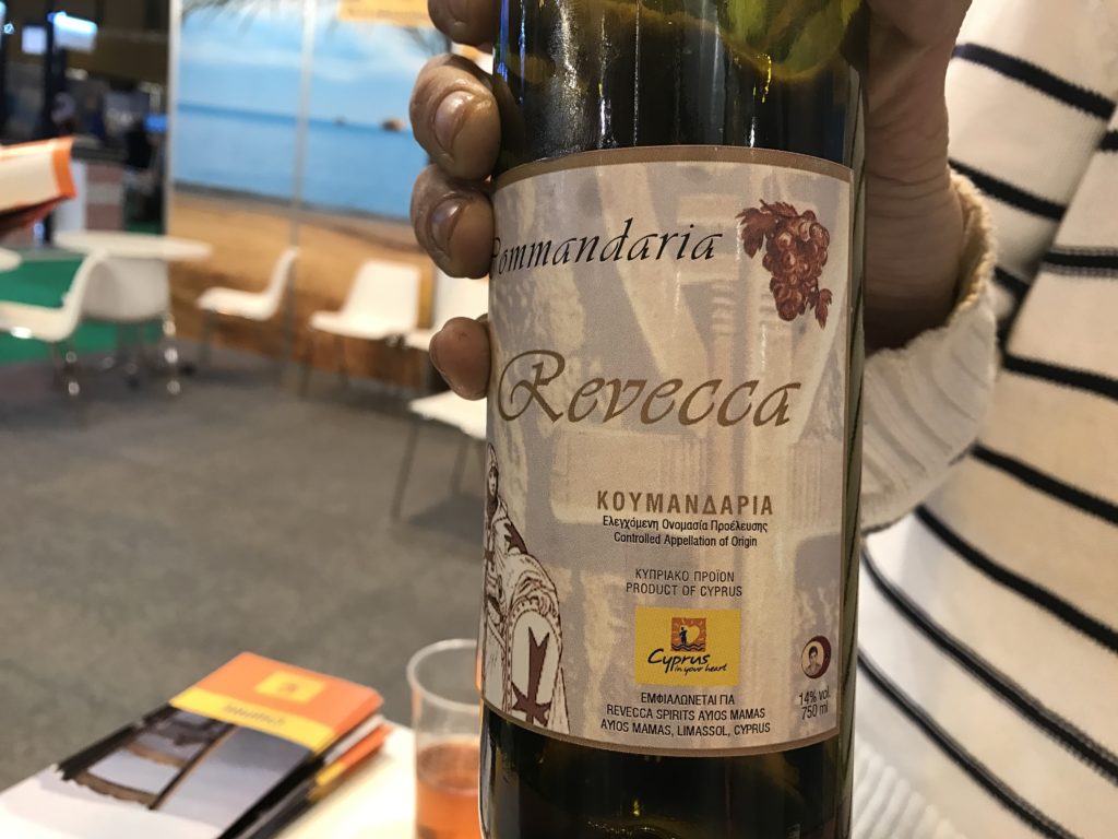 Commandaria Revecca, "El vino de los templarios". Copyright: Devinos con Alicia Gastroblog