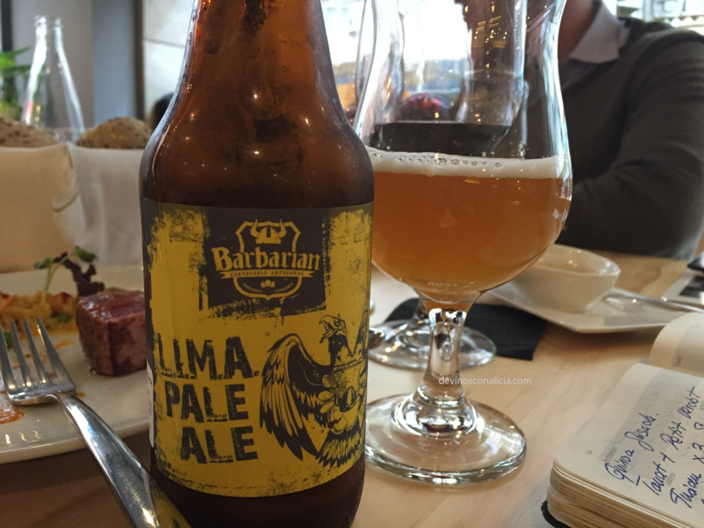 Barbarian Lima Pale Ale. Copyright: devinosconalicia.com