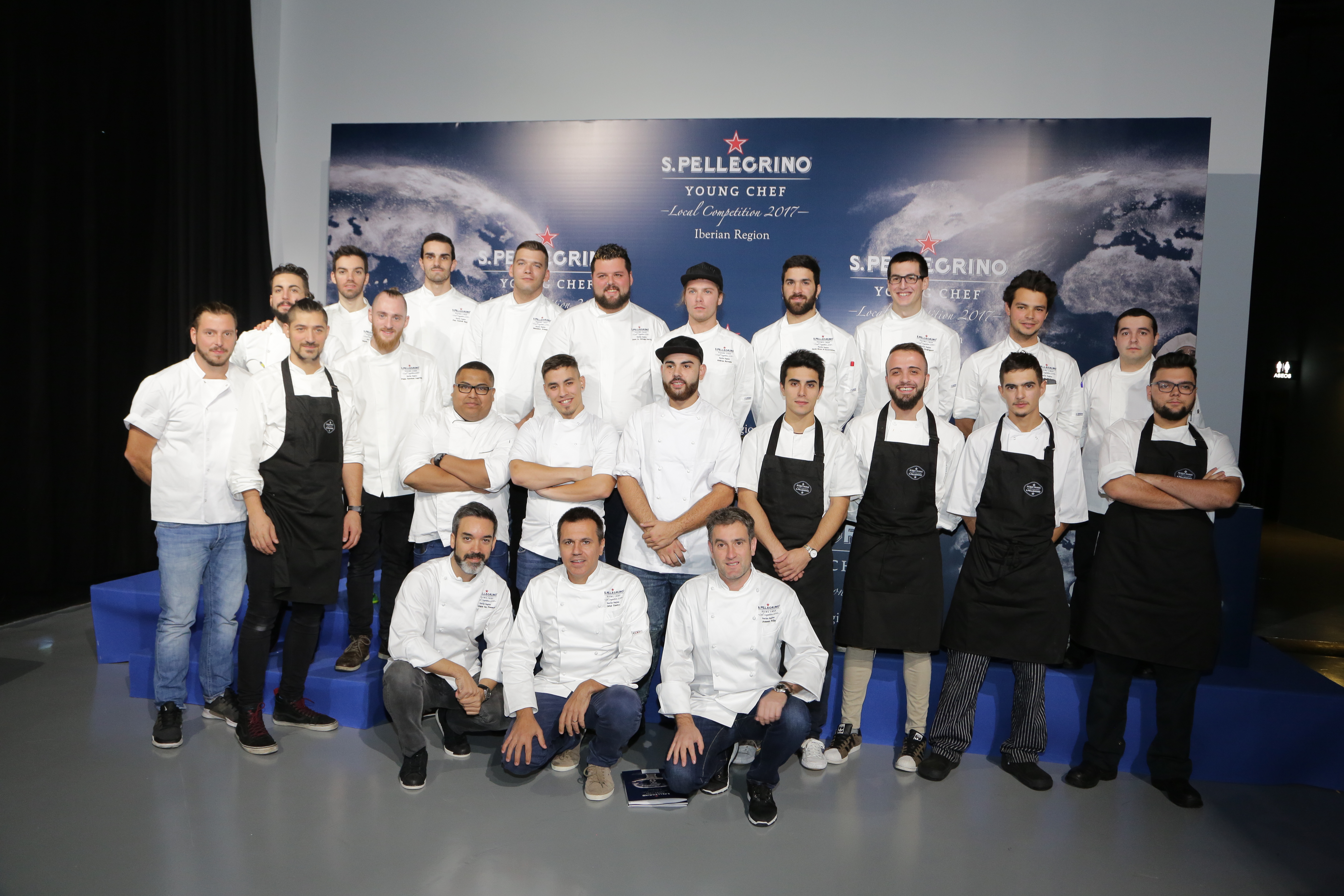 Foto de familia de S. Pellegrino Young Chef. Copyright: S.A.