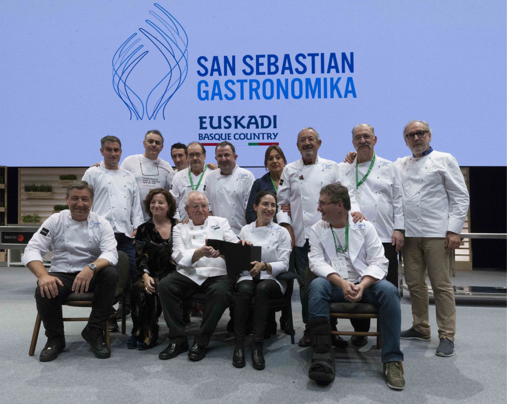 Homenaje a Arzak en San Sebastián Gastronomika. Copyright: San Sebastián Gastronomika