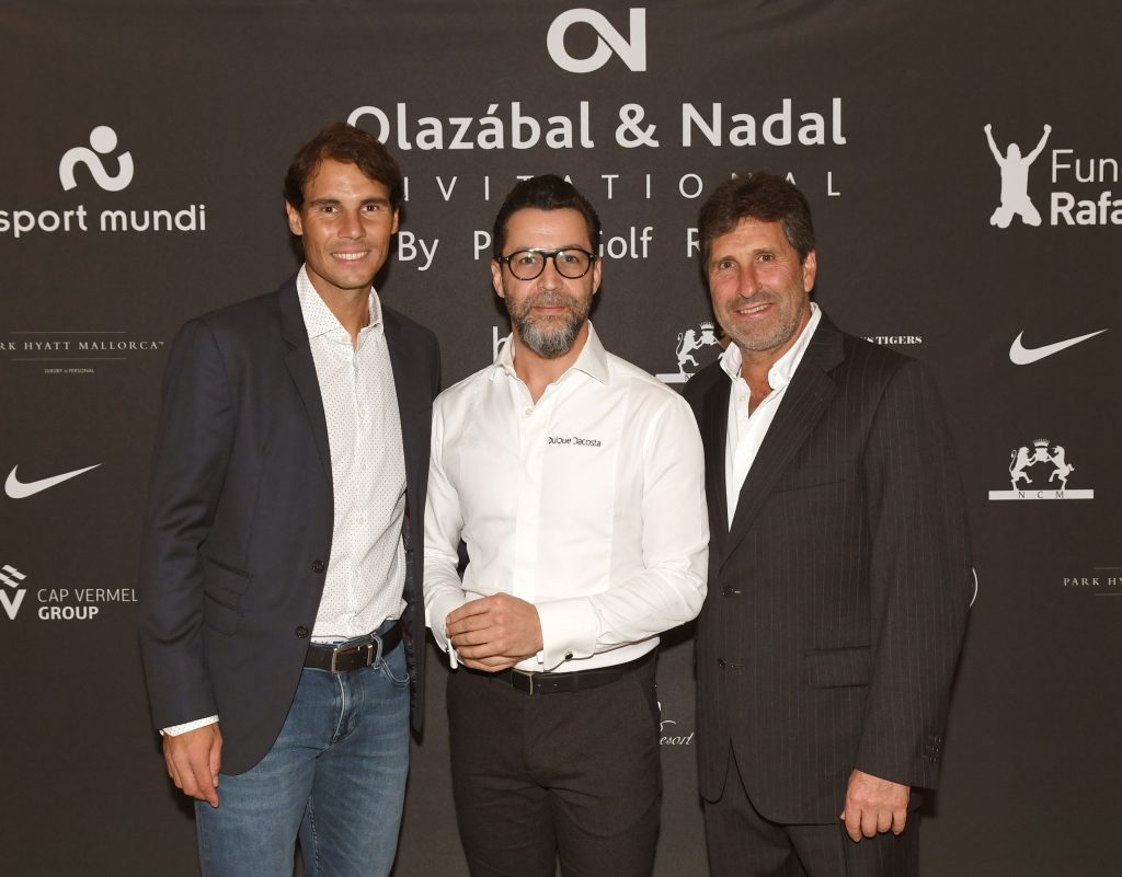 Quique Dacosta, Rafa Nadal y José María Olazábal. Copyright: Luis Corralo